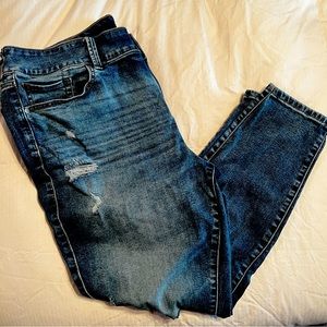 Torrid distressed skinny jeans